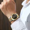 CHENXI – Luxus-Quarzuhr – Chronograph – Doppelkalender – wasserdicht – Edelstahl