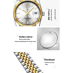 CHENXI - luxury Quartz watch - chronograph - double calendar - waterproof - stainless steelWatches