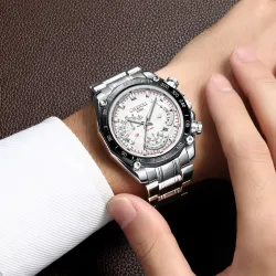 CHENXI - luxury Quartz watch - luminous - waterproof - stainless steelWatches