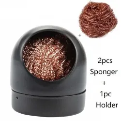 Welding / soldering iron tips cleaner - with sponge / holderSoldering