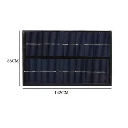 USB-Solarpanel - Schnellladegerät - 5W