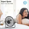 Mini-Tischventilator - Ventilator - Ultraleise - USB