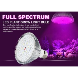 LED-Lampe - Pflanzenlicht - Vollspektrum - Hydrokultur - E27 - 10W - 30W - 50W - 80W
