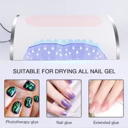 Alles in 1 – Nageltrockner/Nagelstaubsammler/Nagelbohrer – LED-UV-Lampe – 54 W – 25000 U/min