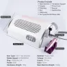 Alles in 1 – Nageltrockner/Nagelstaubsammler/Nagelbohrer – LED-UV-Lampe – 54 W – 25000 U/min