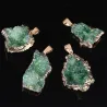 Natural crystal stone pendant - with necklaceNecklaces