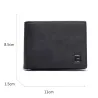Short leather wallet - cards holder - with zipperWallets