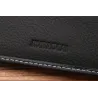 Kurze Herrenbrieftasche - Kartenhalter - echtes Leder