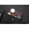 Kurze Herrenbrieftasche - Kartenhalter - echtes Leder
