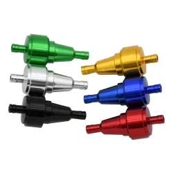 Motorrad-Benzin- / Kraftstoff- / Ölfilter - Universal - Aluminium - 6 mm