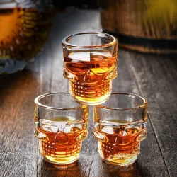 Totenkopf Schnapsglas - 50 ml