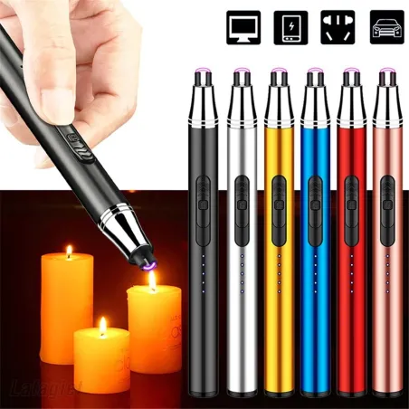Lichtbogen-Feuerzeug - winddicht - flammenlos - USB-Aufladung