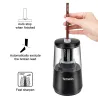 Automatischer elektrischer Bleistiftspitzer - einstellbare Größe - USB / batteriebetrieben