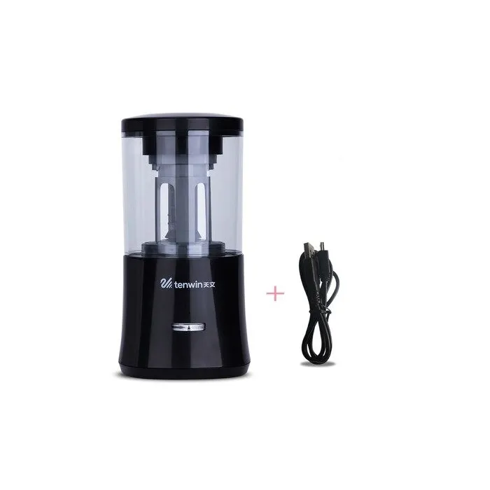 Automatischer elektrischer Bleistiftspitzer - einstellbare Größe - USB / batteriebetrieben