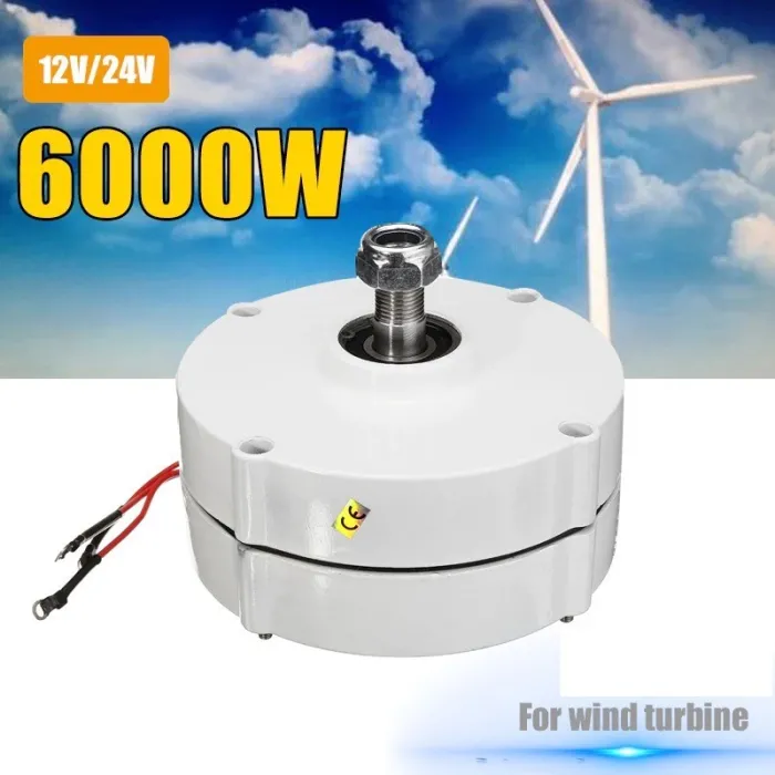 Motor for wind turbine generator - 12V / 24V - 6000WWind