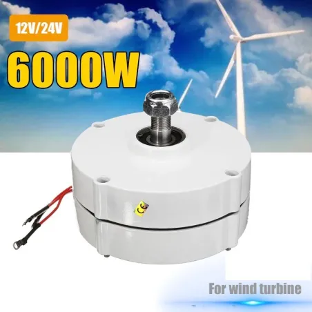 Motor for wind turbine generator - 12V / 24V - 6000WWind