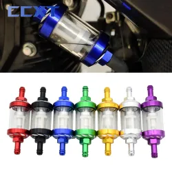 Motorrad-Gas-/Benzin-/Ölfilter - universal - 8 mm