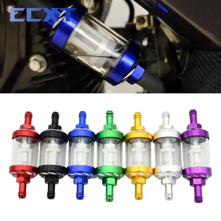 Motorrad-Gas-/Benzin-/Ölfilter - universal - 8 mm