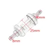 Motorrad-Gas-/Benzin-/Ölfilter - universal - 8 mm