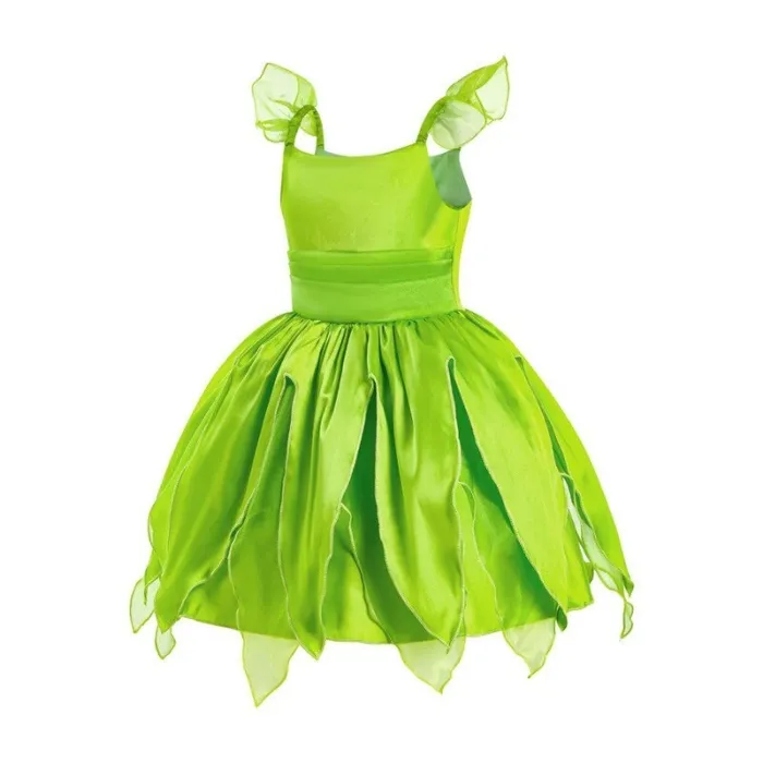 Tinkerbell / grüne Blumenfee - Mädchenkostüm