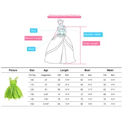 Tinkerbell / grüne Blumenfee - Mädchenkostüm