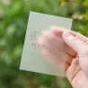 Transparente Haftnotizen - wasserfest - 50 Stück