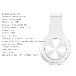 Kabellose / Bluetooth-Kopfhörer - Headset - eingebautes Mikrofon