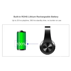 Kabellose / Bluetooth-Kopfhörer - Headset - eingebautes Mikrofon