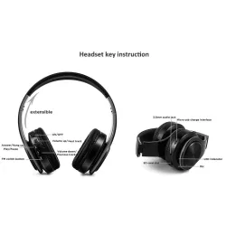 Kabellose / Bluetooth-Kopfhörer - Headset - eingebautes Mikrofon