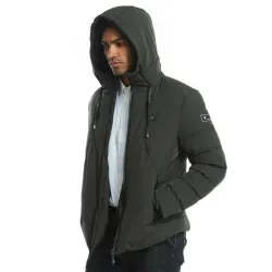 USB - elektrisch beheizte Thermojacke mit Kapuze / Reißverschlüssen
