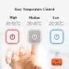 USB - elektrisch beheizte Thermojacke mit Kapuze / Reißverschlüssen