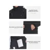 USB - elektrisch beheizte Thermojacke mit Kapuze / Reißverschlüssen