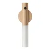 LED-Wandleuchte aus Holz - Infrarot- / Nachtsensor - kabellos - USB-Aufladung