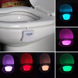 LED nightlight - toilet lamp - motion sensor - 8-colorsBathroom