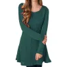 Kurzes Strickkleid - Langarmpullover
