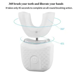 Automatic electric toothbrush - teeth whitening - blue light - waterproofTeeth Whitening