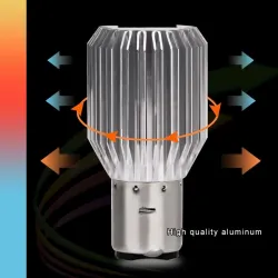 Motorrad-LED-Scheinwerferlampe - H6 BA20D - 6000K