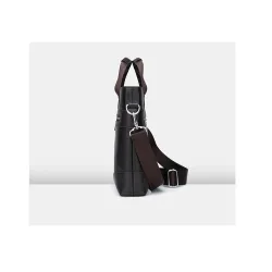 Elegant leather shoulder bag - wideBags