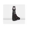Elegante Umhängetasche aus Leder - breit