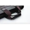 Elegante Umhängetasche aus Leder - breit