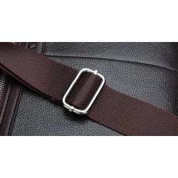 Elegante Umhängetasche aus Leder - breit