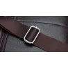 Elegante Umhängetasche aus Leder - breit