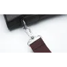 Elegante Umhängetasche aus Leder - breit