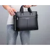 Elegante Umhängetasche aus Leder - breit