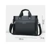 Elegante Umhängetasche aus Leder - breit
