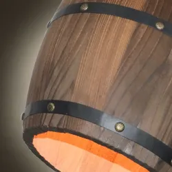Vintage Barrel - hängende Deckenlampe