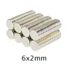 N35 - Neodym-Magnet - starke Scheibe - 6 mm * 2 mm - 50 Stück
