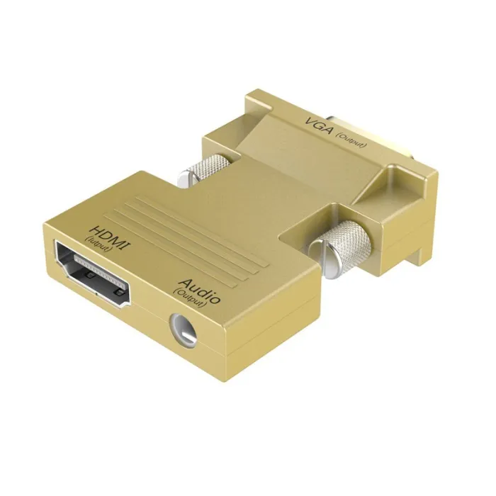 Robotsky - HDMI-zu-VGA-Adapter - digitaler Konverter - 1080P