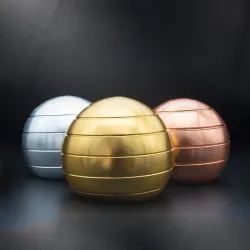 Metallkugel - rotierender Zappelspinner - Anti-Stress-Spielzeug