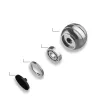 Metallkugel - rotierender Zappelspinner - Anti-Stress-Spielzeug